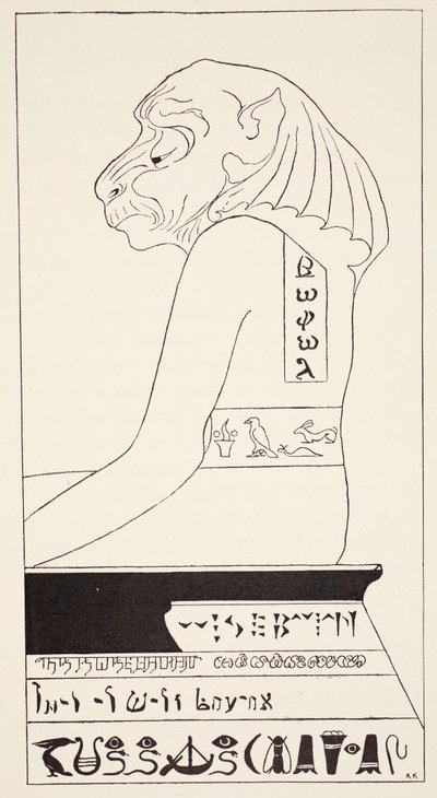 Der weise Baviaan, der hundeköpfige Pavian, der das klügste Tier in ganz Südafrika ist, Illustration aus 